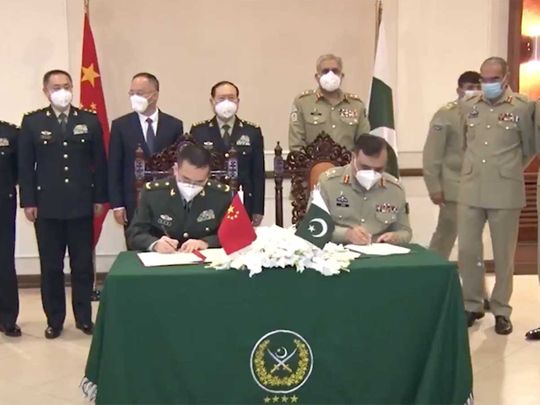 Pakistan and China sign new defence agreement