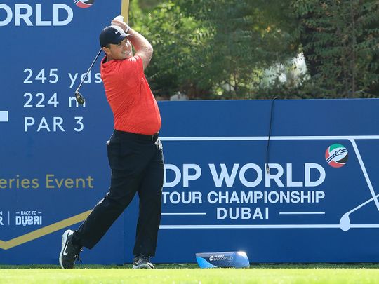 European Tour Race to Dubai – DP World Tour Championship leaderboard