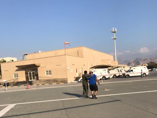 RAK Police rescue injured Arab trekker from mountain