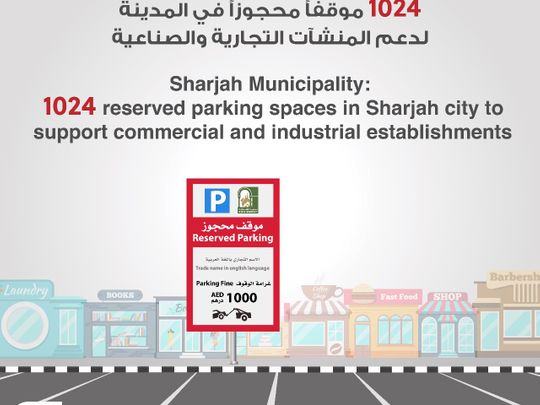 Make note: You can park in 1,024 new reserved spaces in Sharjah now