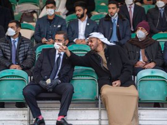 Sheikh Mohammed bin Zayed visits Military Academy Sandhurst in UK