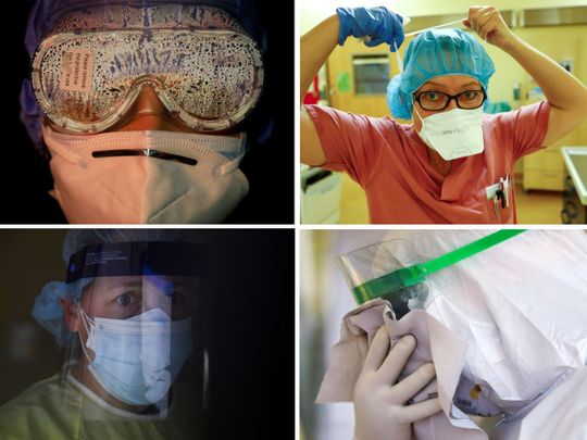 Look: Faces from the coronavirus frontlines