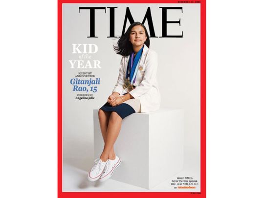 Indian American teen Gitanjali Rao is TIME ‘Kid of the Year’