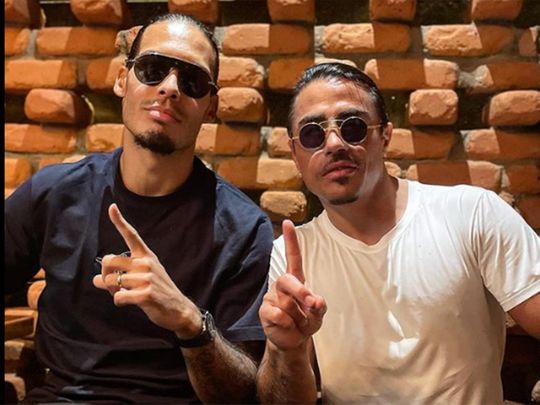 WATCH: Liverpool star Virgil van Dijk’s flying visit to Dubai