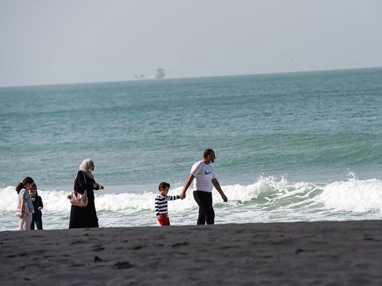 UAE Weather: Windy, cloudy but a perfect day for a walk on the beach