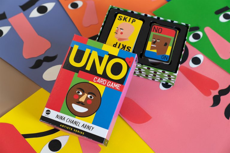 Play a Game of UNO with Nina Chanel Abney’s New Deck Featuring Her Bold, Energetic Style