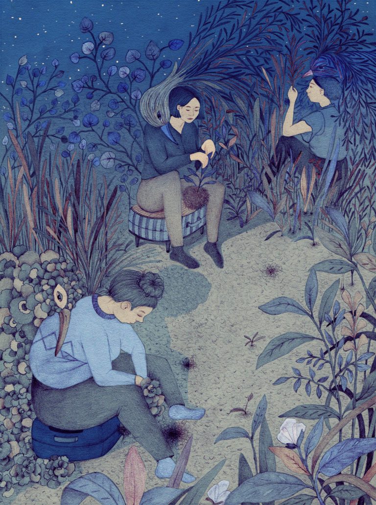 Dreamy Illustrations by Daniela Gallego Merge Human Experiences with Fantastical Images