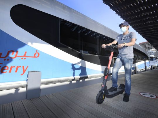 Ferry riders in Dubai allowed to bring on-board their bikes, scooters for free