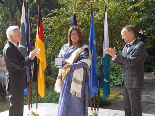 Pakistani transgender activist wins Franco-German prize for human rights