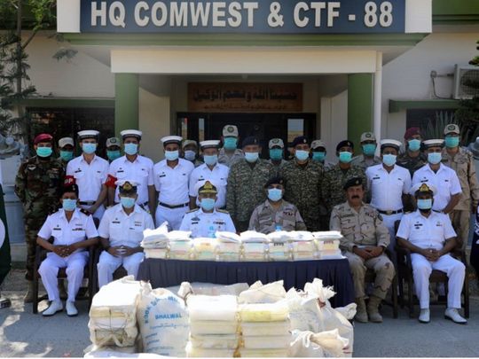 Pakistan Navy seizes drugs worth $11.2m in joint operation with ANF