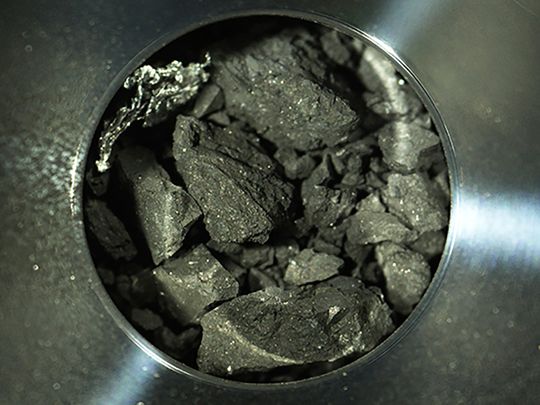 Japanese spacecraft’s gifts: Asteroid chips like charcoal