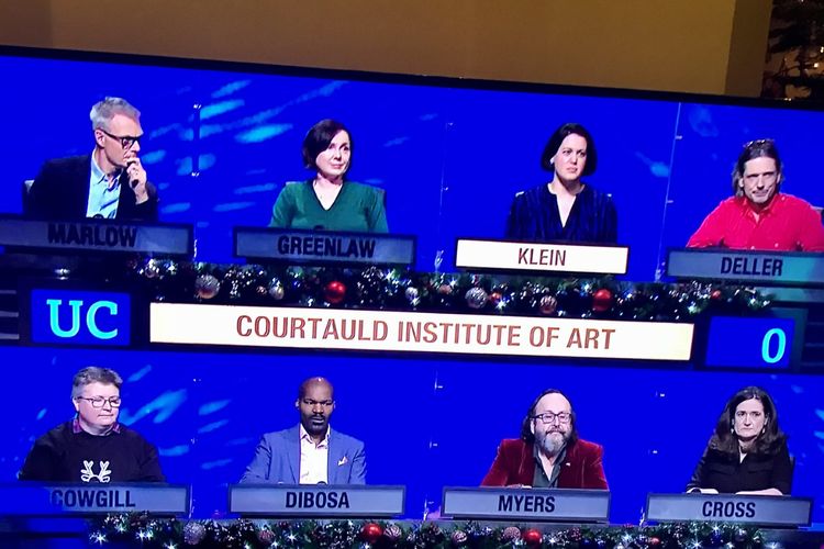 Fingers on buzzers…. Courtauld takes on Goldsmiths in arty University Challenge