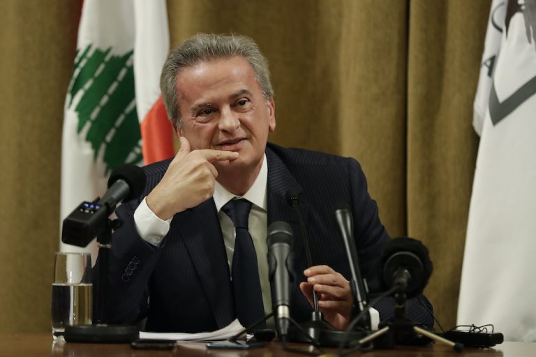 Lebanese central bank governor charged with breach of trust