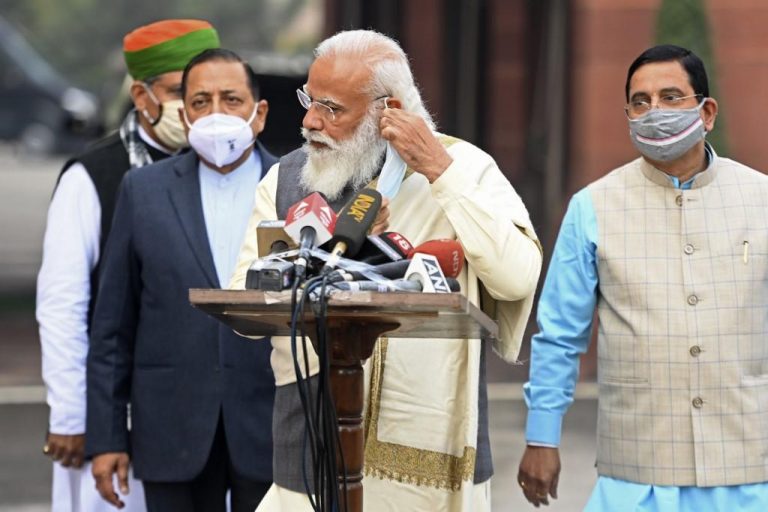 India’s Modi breaks silence on months long farm protests