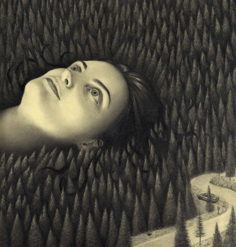 Loneliness Shrouds the Peculiar Scenes in Carlos Fdez’s Graphite Drawings