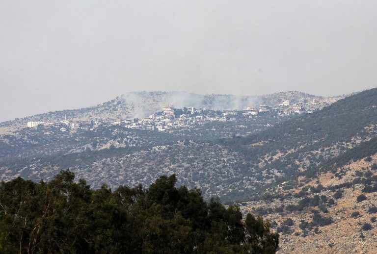 Israel says drone falls in Lebanese territory, Hezbollah says it brought it down