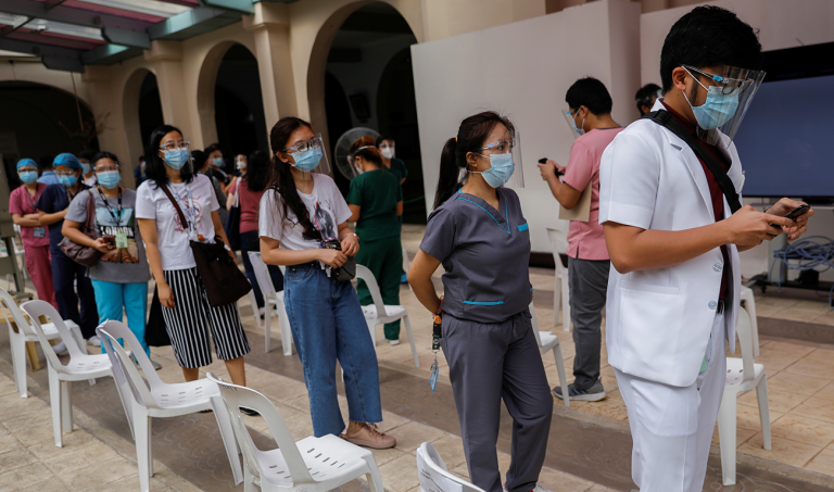 Duterte appeals to rebels not to block COVID-19 vaccination efforts