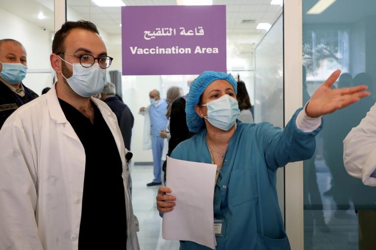 Crisis-hit Lebanon kicks off COVID-19 vaccinations