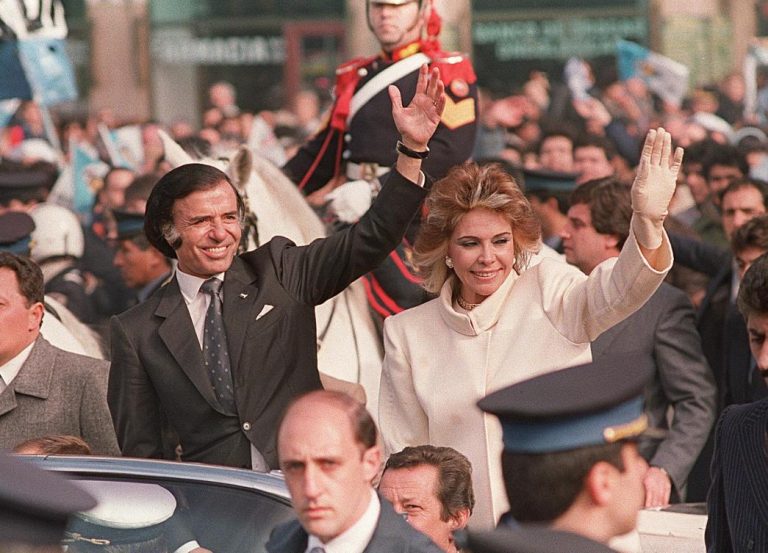 Former Argentine president of Syrian descent Carlos Menem dies