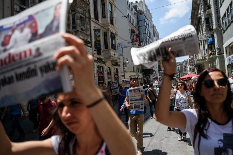 Turkish court jails four in pro-Kurdish newspaper trial, lawyer says