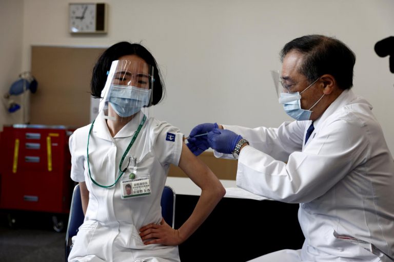 Japan starts coronavirus vaccine rollout with health care workers