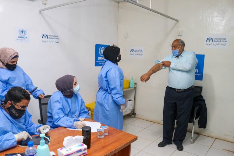 Tears, relief, and gratitude as Jordan vaccinates Syrian refugees