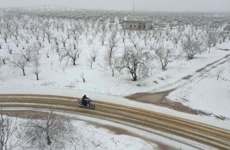 Heavy snowfall, gales as winter storm hits Middle East