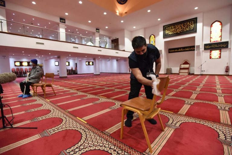 Northern England mosque opens its doors as COVID-19 vaccination center