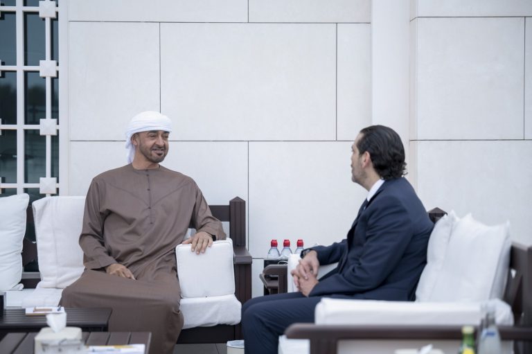Saad Hariri meets Abu Dhabi crown prince to discuss developments in Lebanon