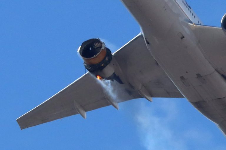 Debris falls from United Airlines plane during emergency landing near Denver