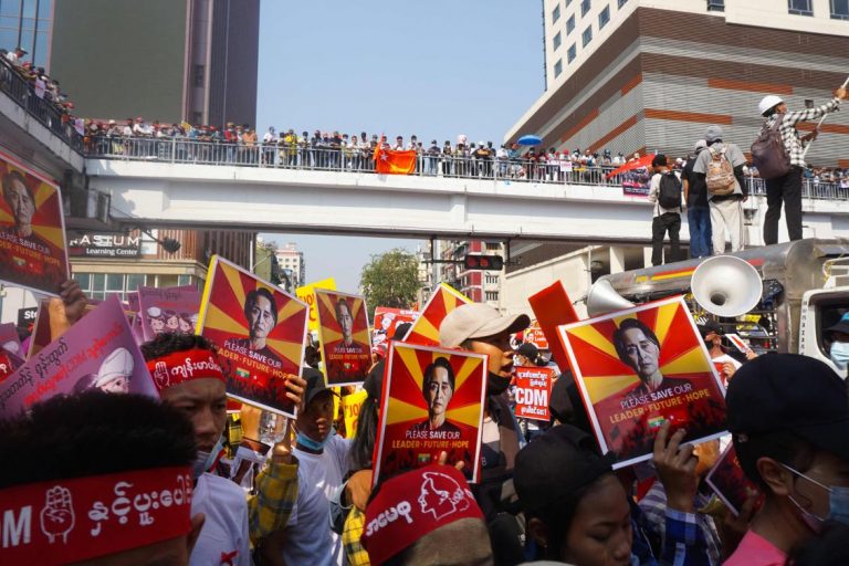 Myanmar generals under renewed pressure after sanctions, mass protest