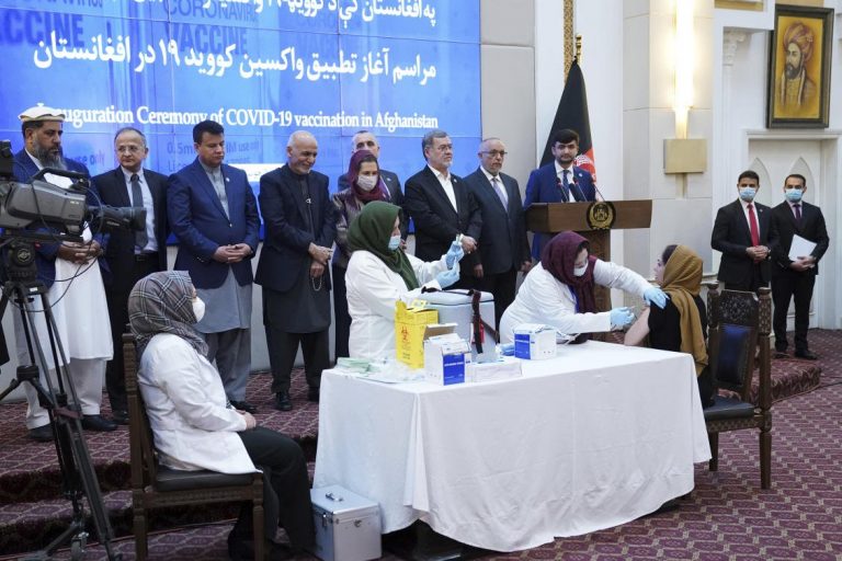 Afghanistan begins Covid vaccine campaign amid surge in violence