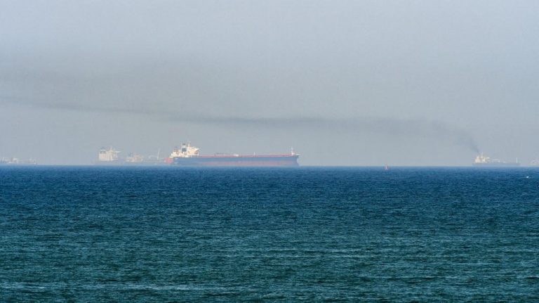 Vehicle-carrier ship hit by explosion in Gulf of Oman