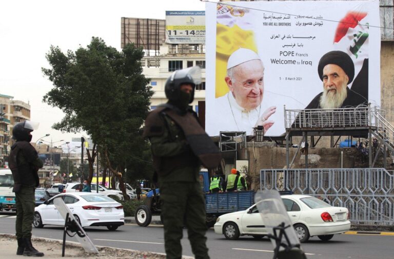 Pope Francis leaves Rome for historic Iraq trip