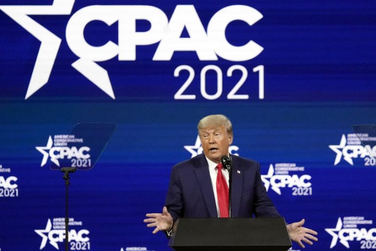 Trump targets disloyal Republicans, repeats election lies and hints at 2024 run