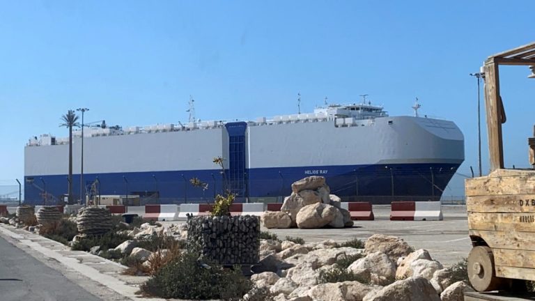 Israeli-owned cargo ship back at sea after suspected attack