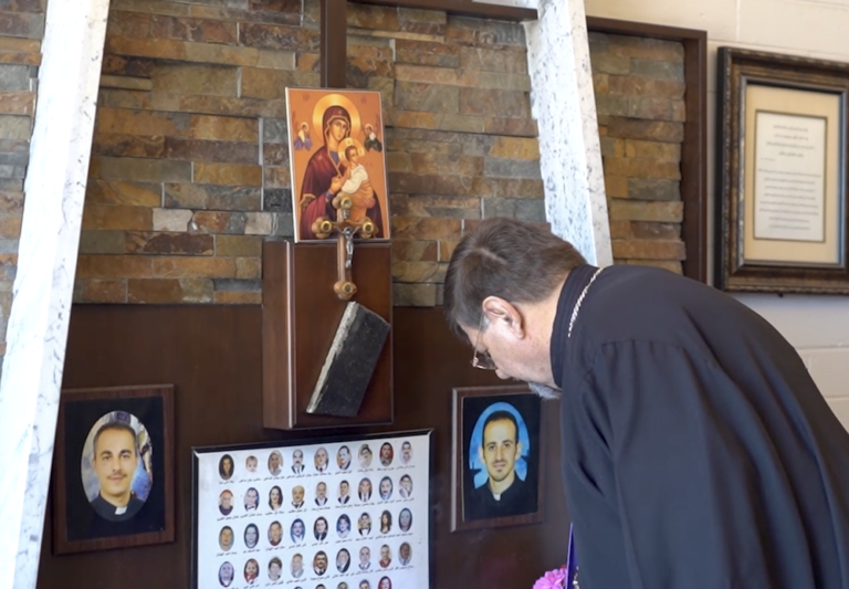 In California, Christians who fled Iraq watch pope visit from afar