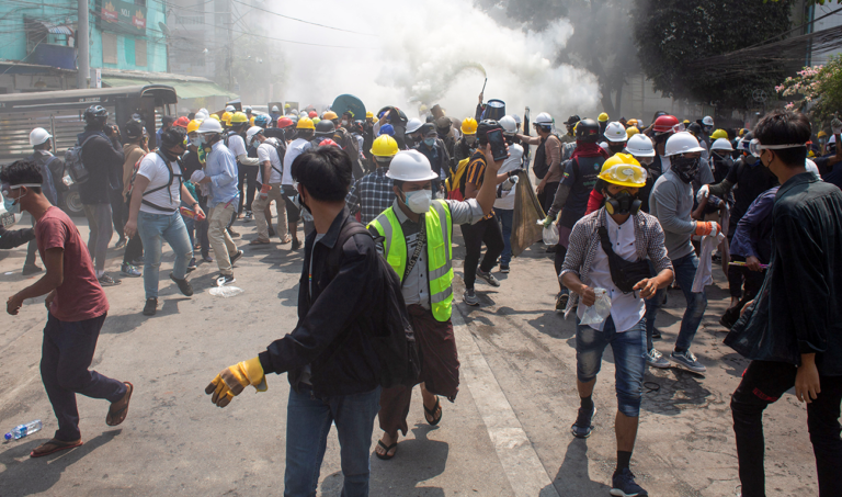Myanmar security forces shoot dead more protesters despite calls for restraint