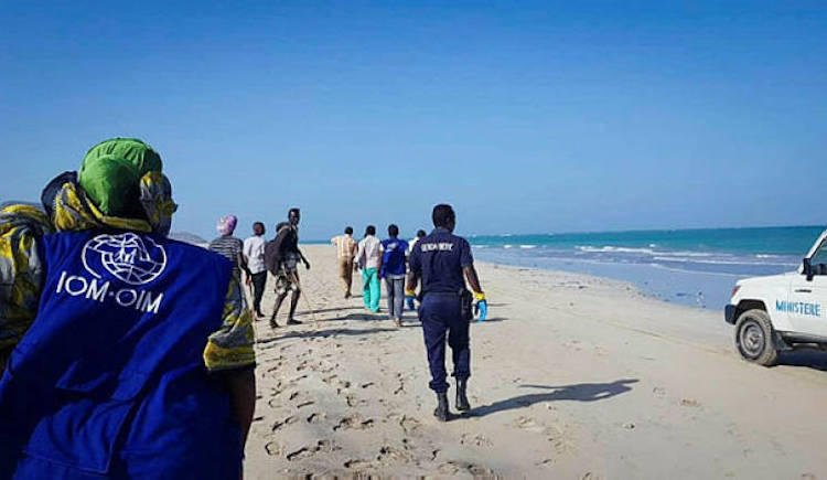 20 migrants dead after thrown into sea off Djibouti