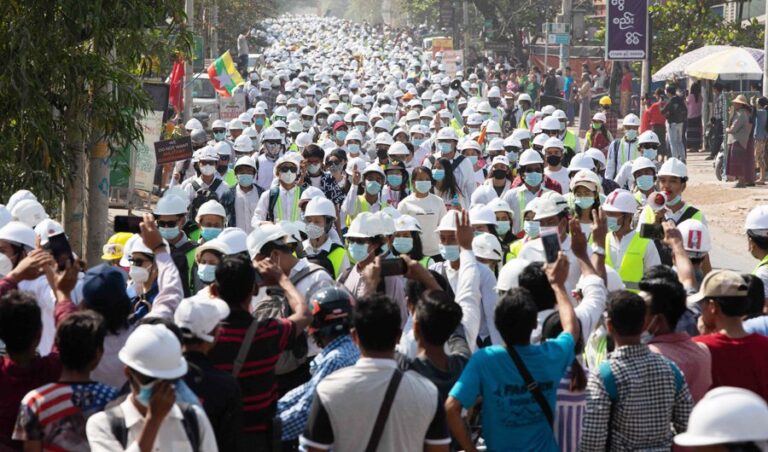 Myanmar paramedics face bullets for treating injured protesters