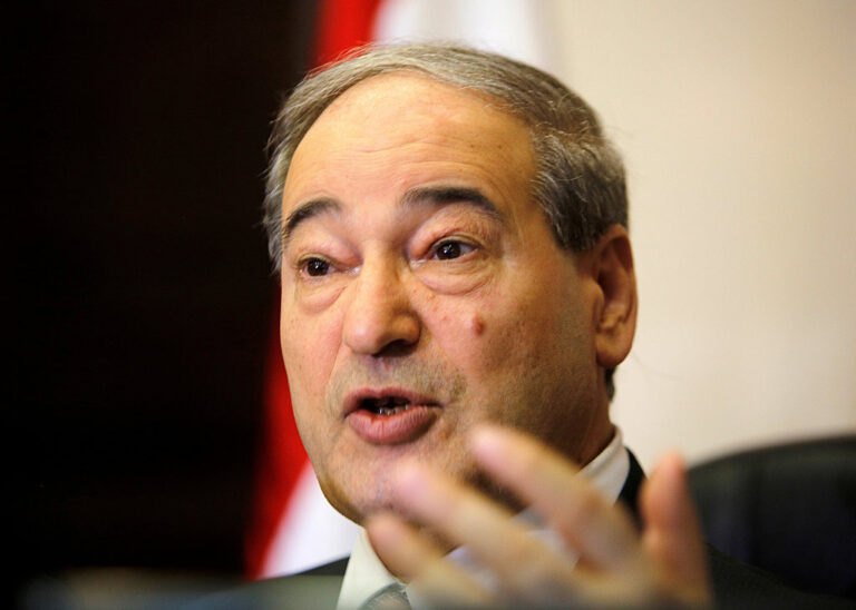 UK sanctions allies of Syrian President Assad, including foreign minister