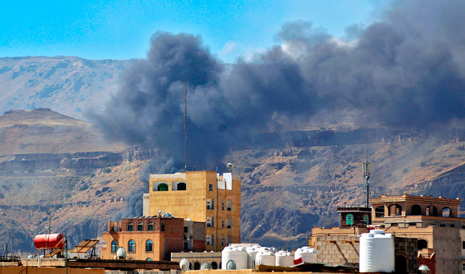 Coalition airstrikes hit Houthi missile facilities in Sanaa