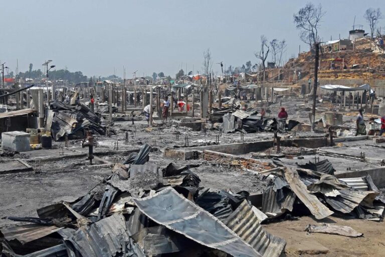 15 dead, 400 missing in Rohingya camp blaze in Bangladesh: UN