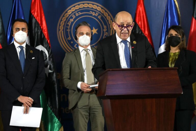 Libya demands mercenary pullout as EU top diplomats visit