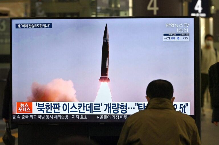 Missile test propels North Korea to top of Biden’s foreign agenda