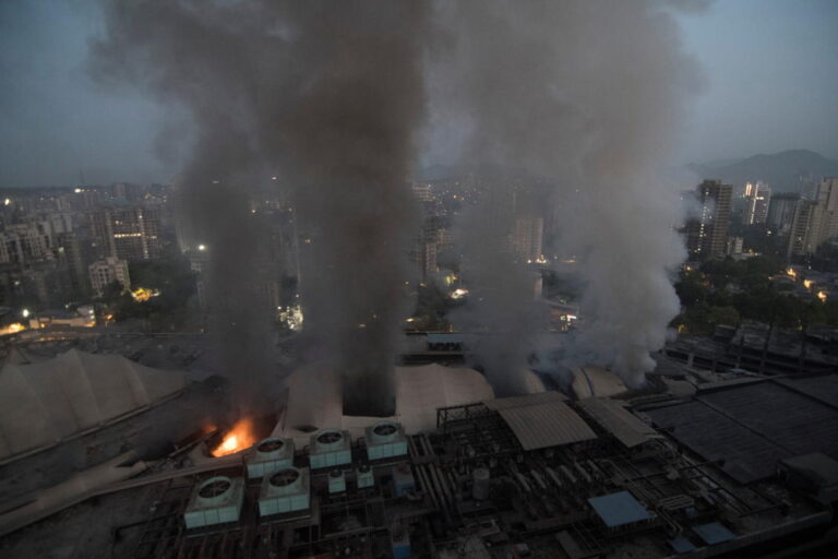 Fire in building with COVID-19 hospital in India kills 10