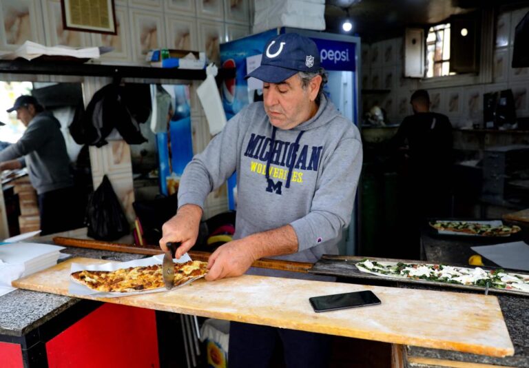 Traditional manousheh leaves tables in poverty-hit Lebanon