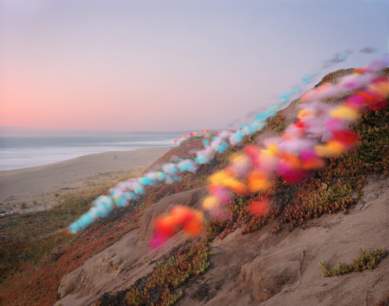 Colorful Tufts of Tulle Float Down the California Coastline in New Photographs by Thomas Jackson