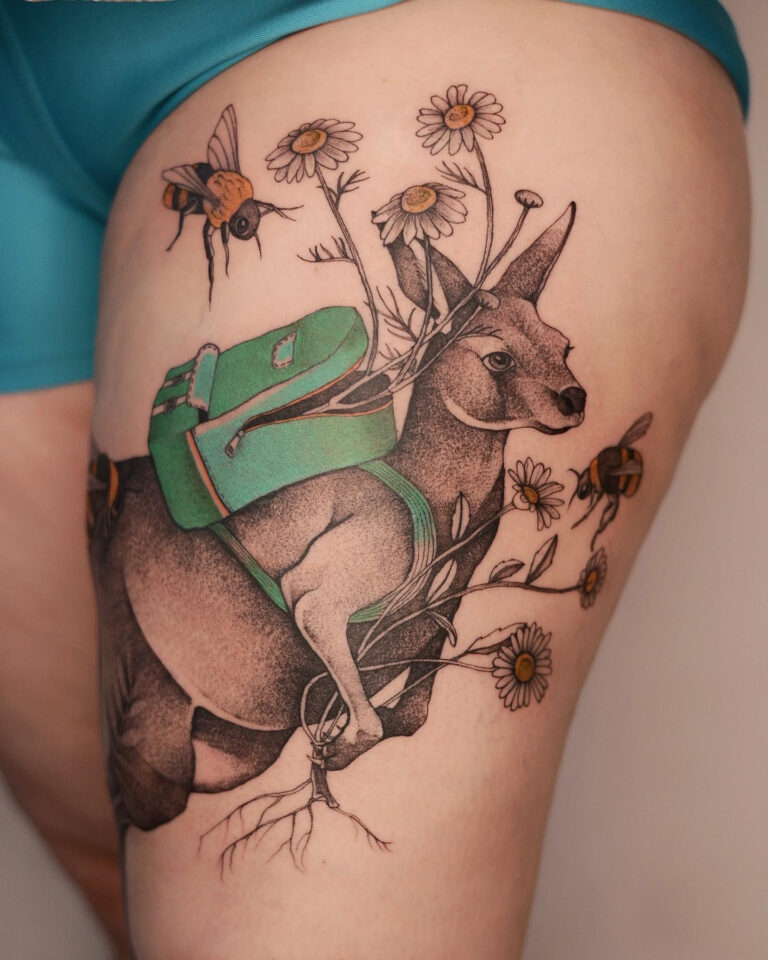 Delicately Illustrated Tattoos Take a Whimsical Approach to Flora and Fauna