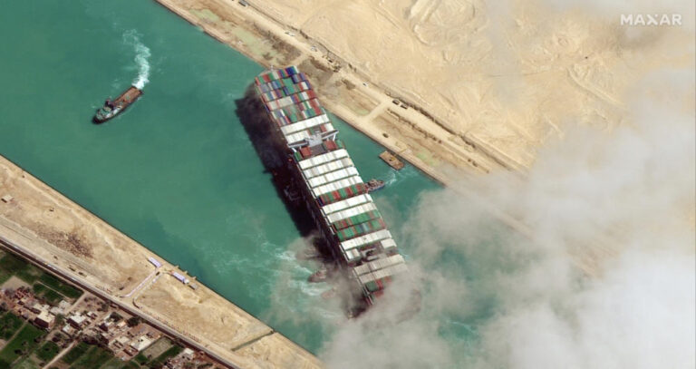 Egypt launches inquiry into cargo ship grounding